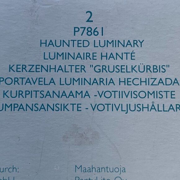 PartyLite Halloween Jack-o-Lantern Luminary - Picture 8 of 9